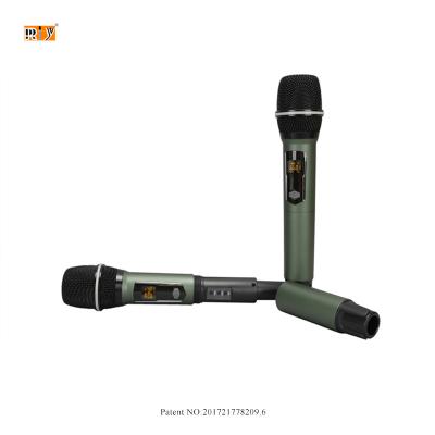 China Stage/Church/School/Outdoor and Indoor Activities CP-110CD Professional Rechargeable Wireless Microphone Universal Mic With 2 Channels for sale