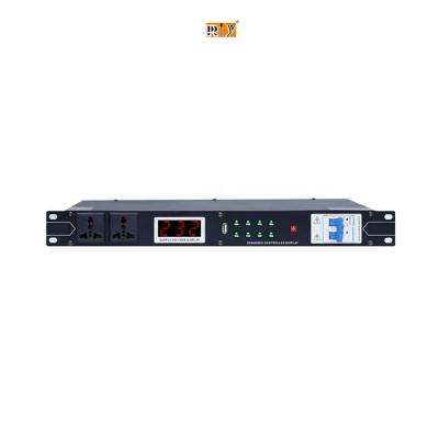 China Stage Performance/ Large-scale conference/ other activities PS-088A Power Sequencer With 0.56 LED Display 8+2 Channels With Separate Air Switch Power Sequence Controller for sale