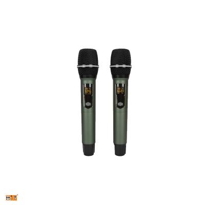 China Stage/Church/School/Outdoor and Indoor Activities CP-110CD UHF Wireless Microphone Professional Rechargeable Wireless Microphone Universal Mic With 2 Channels for sale