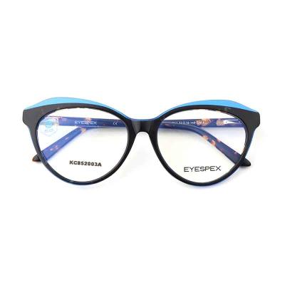 China Handmade single vision acetate spring optics frame glasses for men and women ready to ship with flower sprint optics frame for sale