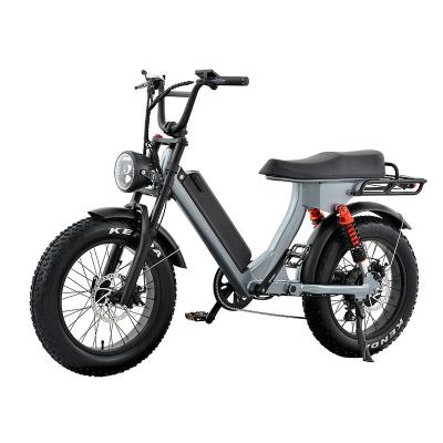 China Full Suspension Mountain Bike Aluminum Alloy Ebike Fat Tire Bicycle Battery Electric Bike for sale