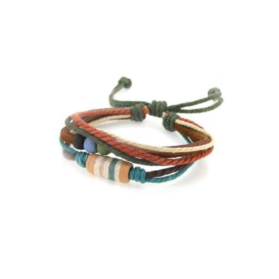 China Wholesale Cheap Price Vintage Bracelet High Quality Leather Bracelet For Men for sale