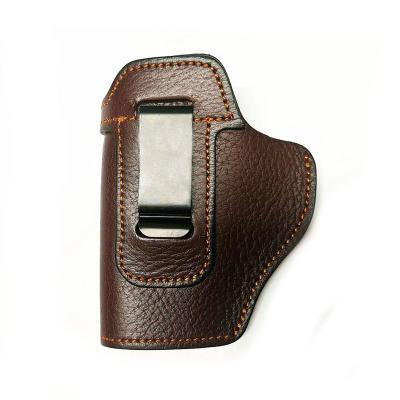 China Outdoor Hunting Gun Holster Concealed By Cheap Modern Leather Gun Belt Gun Holster for sale