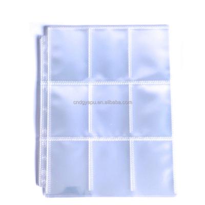 China 11 Holes 9 Grids Photo Album Protective Bag A4 Inner Page Card Game Album Factory Customized 2*3 Popular Game Storage Book For Gift for sale