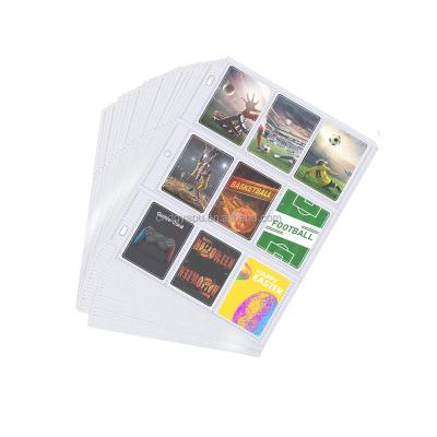 China Photo Album Ultrasonic Pressed Pockets 9 38 Transaction Cards Per Book Pack Storage Photo Album Page Card Collection Card for sale