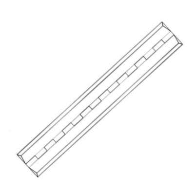 Cina OEM Long Clear Acrylic Piano Hinge PMMA Plastico Hinges Per Plexiglass in vendita