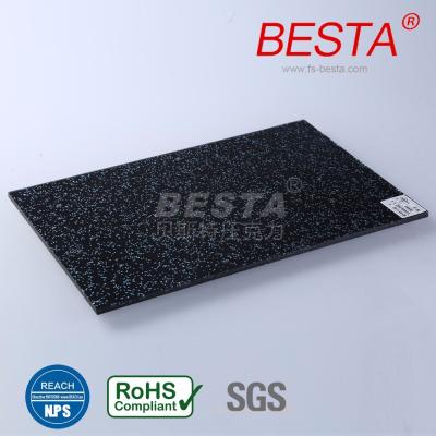 Cina 5 mm di spessore di foglio acrilico nero luccicante per la decorazione dei mobili in vendita