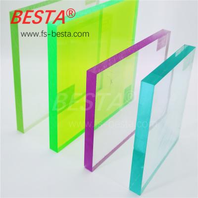 China OEM PMMA Feuerdichte Acrylfolie Hitzebeständige Plexiglasfolien zu verkaufen