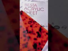 BESTA 2mm-100mm Thick Colored Clear Plastic Sheets Uv Transmitting Acrylic Sheet