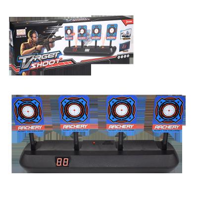 China Toy gun Electronic Shooting Target Scoring Auto Reset Digital Targets with 4 targets for Kids-Boys & Girls for sale