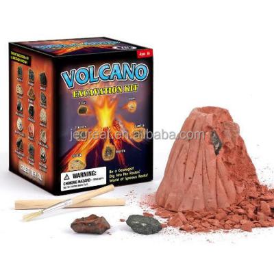 China Develop Imagination Digging Kit Model Toys Educational Volcano Science Fossil Kit For Kids for sale