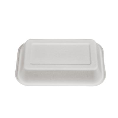 China 16oz Disposable Biodegradable Meat Tray With Disposable Sugarcane Lunch Tray Dessert Tray for sale