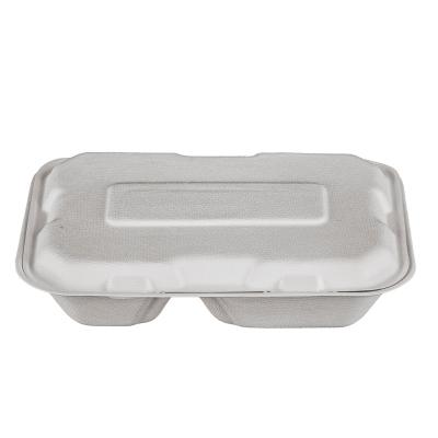 China Eco Friendly Disposable Biodegradable Food Packaging Bagasse Food Container for sale