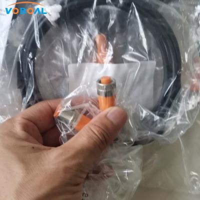 China PUR PVC IFM sensor connector EVC002 ADOGH040MSS0005H04 connecting cable with plug 5 M PUR-cable; M12 connector for sale