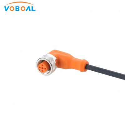 China PUR PVC IFM Sensor Connector EVC155 Connecting Cable With Plug 10m PUR-cable M8 Connector for sale