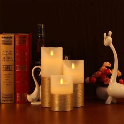 China Flameless Led Candle D7.5*H10CM Lightweight Electric Led Candle Led Candle Waterproof for sale