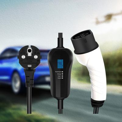 China Ev Charging EV Charging Station Wholesale Cable 16A 3 Phase 3.5KW EV Charger For Electric Vehicle for sale