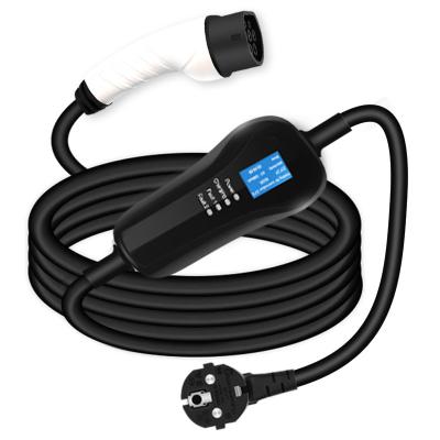 China Ev Charging EV Charger Portable Type - 2 8/16A With Charging Cable Na EU Plug for sale