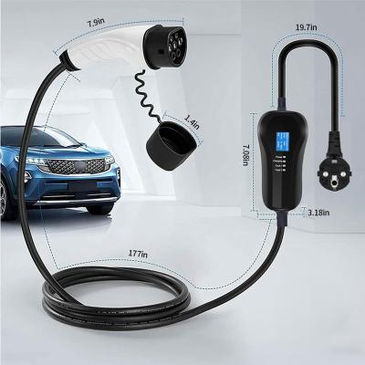 China Ev Charging 2022 Best Selling 16A 8A Ev Charger Electric Ev Charging Cable For Electric Car for sale