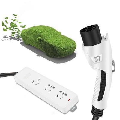 China Ev Discharging Portable EV Charger Station Cable Plug 10/16A 250V for sale