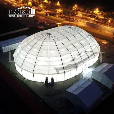 China Heavy Duty Aluminum Frame 1000 People Event Trade Show Tents Outdoor With Lighting PG for sale