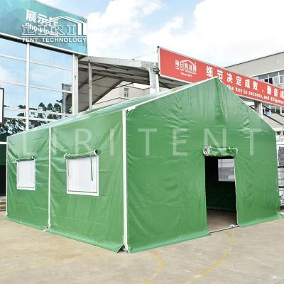 China Extended type outdoor waterproof fireproof military tents for army with sidewalls for sale