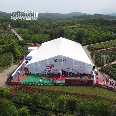 China Aluminum Alloy 6061/T6 (15HW) 40x70m High Quality Large Size PVC Span Outdoor Exhibition Hall Tent For Sale Asia Manufacture for sale