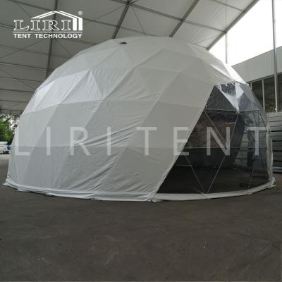 China 20m Diameter Large Steel Structure Geodesic Dome Tent For Event Graphics Terminal for sale