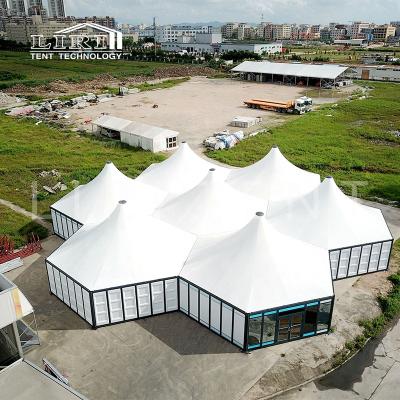 China Customized Heavy Duty United Modular Hexagonal Frame Tent For Events MP for sale