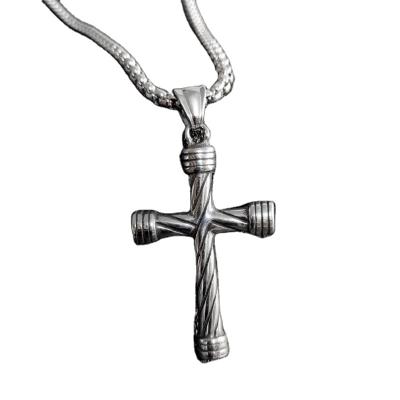 China Environmental Friendly Religious Steam Punk Jewelry For Men Stainless Steel Cross Pendant For Neckalce for sale