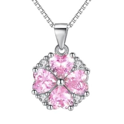 China New Arrival TRENDY Jewelry For Women Four Leaf Clover Flower Pendant For Necklace for sale