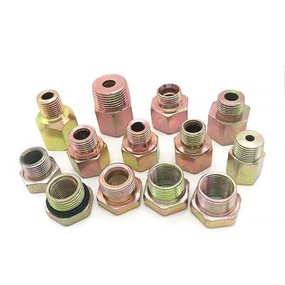 China Internal And External Thread Steel Straight Thread Conversion Joints For Small Automobile And Truck Chassis Parts Of Various Sizes for sale