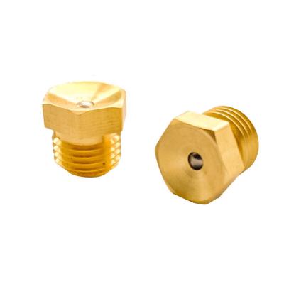 China Automotive Parts Brass Concave Bottom Funnel Oil Nozzle Machine Oil M6 14/-19 for sale