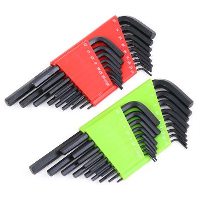 China Chrome Vanadium Inch 36PC Allen Wrench Set Alloy Steel Wrench Hardware Metric Tools Hex Key Socket Wrench Set for sale