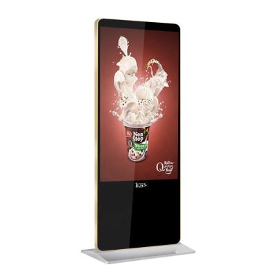 China Metal Case + Tempered Glass Panel 42 Inch Wifi Digital LCD Signage Kiosk For Advertising for sale