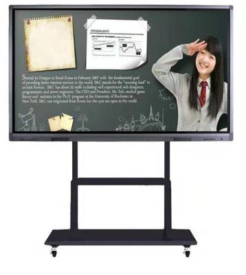 China 55 Inch Indoor Interactive LCD Digital Board Touch Screen Kiosk Meeting Smart Information Display for sale