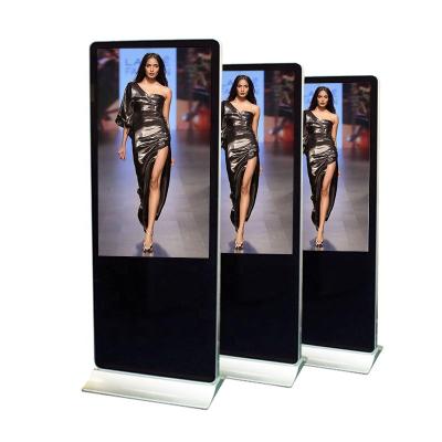 China Full New Original Imported Panel 32 Inch 86 Inch 4K High Brightness Interactive Touch Screen Advertising Floor Standing Kiosks for sale