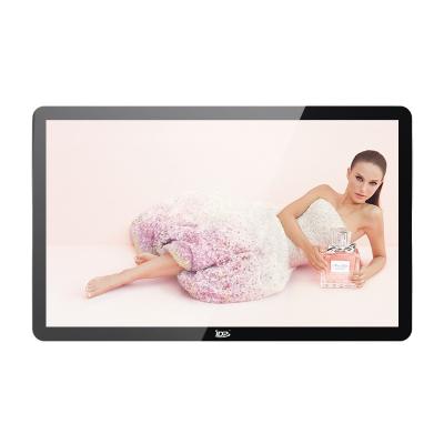 China Metal Case + Tempered Glass Panel 55 Inch Digital Signage Touch Screen Wall Mounted Monitor for sale