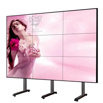 China Metal Case + Tempered Glass Panel 55 Inch Digital Signage Touch Screen Wall Mounted Monitor for sale