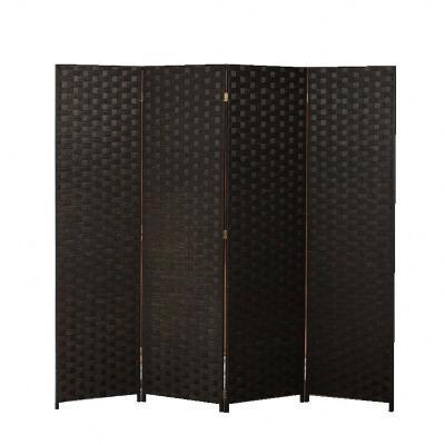 China Screen Rattan Room Divider Biombo Screen Room Divider Screens And Collapsible Folding Room Dividers for sale