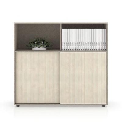 China Low Sliding Door Expandable Office File Cabinet Wood Credenza On Sale for sale