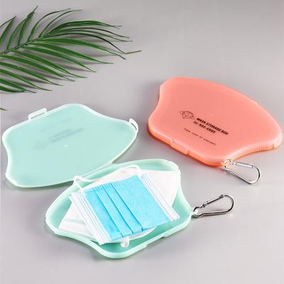 China Durable Waterproof And Dustproof PP Face Mask Case Storage Boxes Cartoon Storage Box Masks for sale