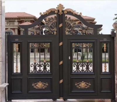 China European-style European style villa matching gate swinging open and casting aluminum alloy material decorative main door for sale