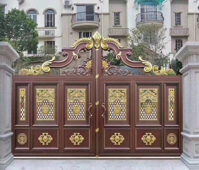 China European-style European-style aluminum gates villa doors electric garden doors aluminum patio doors for sale