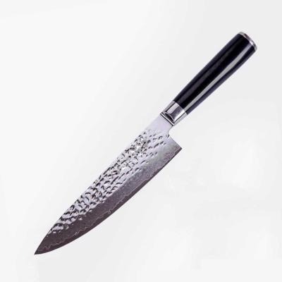 China Viable VG10 Damascus Kitchen Handmade Professional Japanese Chefs Knives Custom Logo for sale