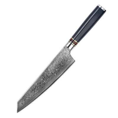 China 8 Inch Damascus Chef Kiritsuke Japanese Chef Knife Customs Package Viable Professional Kitchen Knife for sale