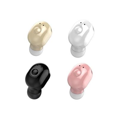 China In-Ear Business Gifts Preferred Single Ear 5.0 Invisible Earplugs Mini Wireless Earphone for sale