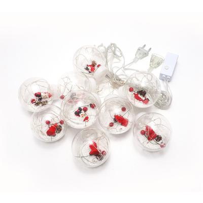 China Plastic Girl's Heart Room Decoration Light String Color Ball Christmas Lights for sale