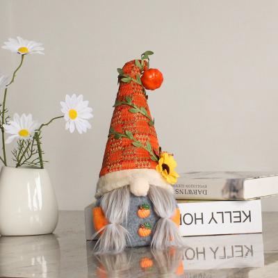 China Home Decoration Cute Delicate Doll Pumpkin Sun Flower Doll Eco - Friendly for sale