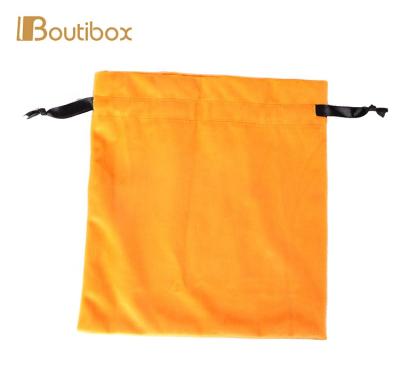 China Wholesale BB-V13 Recyclable Soft Fabric Drawstring Pouch / Custom Velvet Gift Bag Pouch for sale